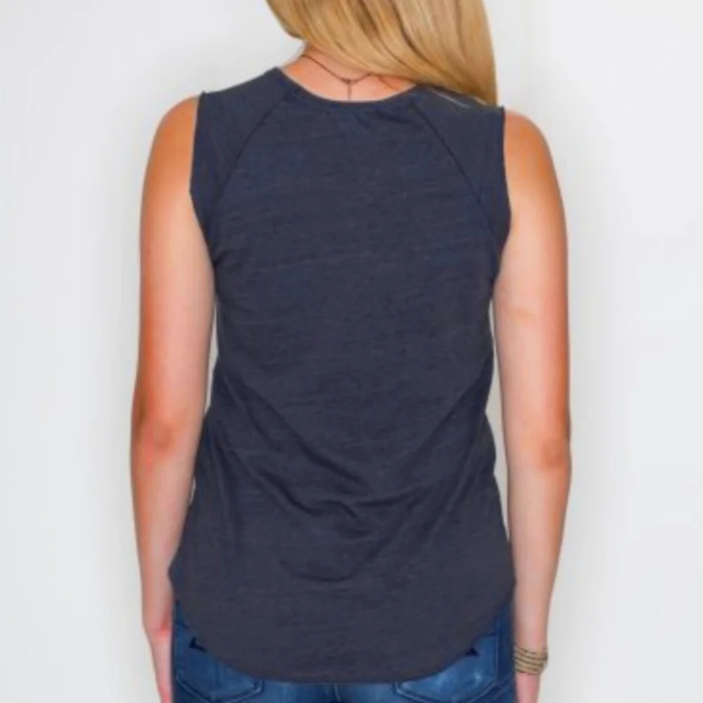 NWOT Women's Rock 'N' Roll Til I Die Junk Food Tank Top - Picture 5 of 5